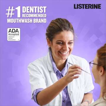 Listerine Total Care Anticavity Fluoride Mouthwash, 6 Benefits in 1 Oral Rinse Helps Kill 99% of Bad Breath Germs, Prevents Cavities, Strengthens Teeth, ADA-Accepted, Fresh Mint, 1 L