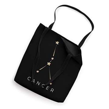 Cancer Minimal Zodiac Sign Astrology Cancer Gift Tote Bag