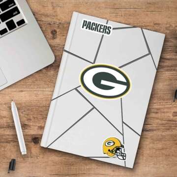 FANMATS NFL Green Bay Packers Team Decal, 3-Pack, Yellow, One Size