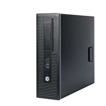 HP ProDesk 600 G1 SFF Business Desktop PC, Core i5-4570, 16GB RAM, 1TB SSD, Keyboard & Mouse, WiFi, Bluetooth, Windows 10 Pro(Renewed)