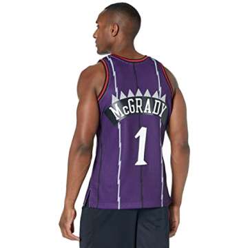 Mitchell & Ness NBA Swingman Road Jersey Raptors 98 Tracy McGrady Purple MD