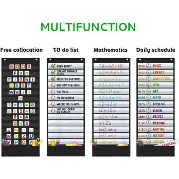 Daily Schedule Pocket Chart for Classroom Activities