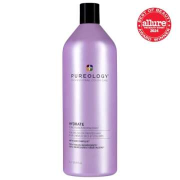 Pureology Hydrate Moisturizing Conditioner | For Medium to Thick Dry, Color Treated Hair | Sulfate-Free | Vegan