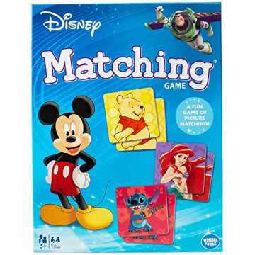 Wonder Forge Disney Classic Characters Matching Game | Fun Learning Toy for Kids Ages 3-5 | Engaging Memory Skills Game | Features Beloved Disney Icons