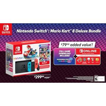 Nintendo Switch™ Mario Kart™ 8 Deluxe Bundle - Ultimate Gaming Fun