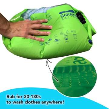 Portable Washing Machine for Travel & Camping