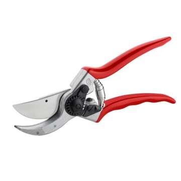 FELCO F-2 Classic Manual Hand Pruner - Ergonomic Red Design