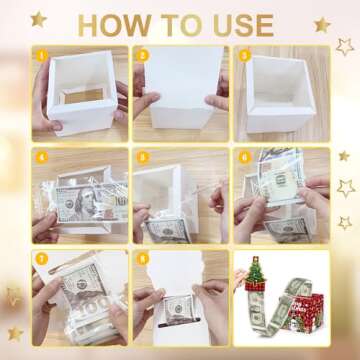 Christmas Pull Box for Gifts & Cash - Fun & Easy!