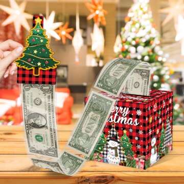 Christmas Pull Box for Gifts & Cash - Fun & Easy!