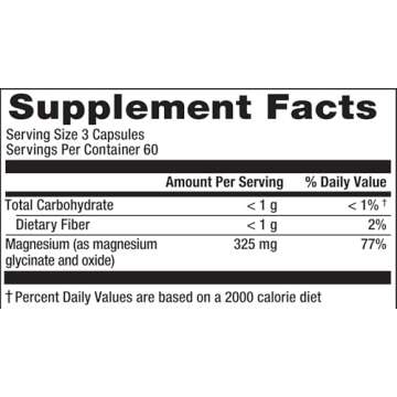 Natural Vitality Calm, Magnesium Glycinate Supports Bone, Muscle, Heart, & Nerve Health, Non-GMO, Vegan, Gluten Free 180ct