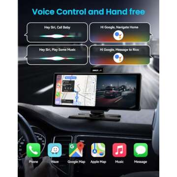 10’’ Wireless Apple Carplay & Android Auto Touch Screen