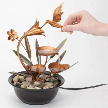 Indoor Hummingbird Lily Fountain