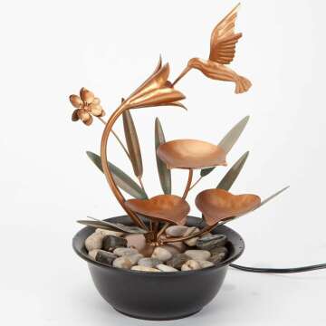 Indoor Hummingbird Lily Fountain