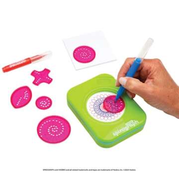 Spirograph Travel – Arts and Crafts, Travel Toys, Kids Toys, Art Supplies, Craft Supplies, Toddler Arts and Crafts, Drawing Art Kit, Toddler Activities, Unleash Your Child Inner Artist, Ages 5+