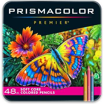 Prismacolor Premier Colored Pencils 48 Pack - Vibrant Colors & Smooth Application