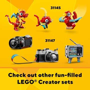 LEGO Creator 3 in 1 Flatbed Truck for Kids 7+