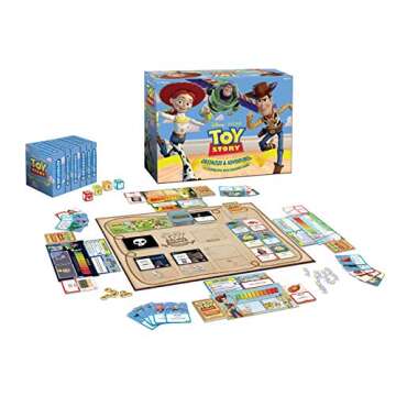 Disney Pixar Toy Story Cooperative Deck-Building Game | Family Board Game Featuring Characters and Artwork from Toy Story Movies and Short Films | Officially Licensed Disney Pixar Merchandise