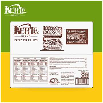 Kettle Brand Potato Chips Variety Pack 30 Ct Snack Bags