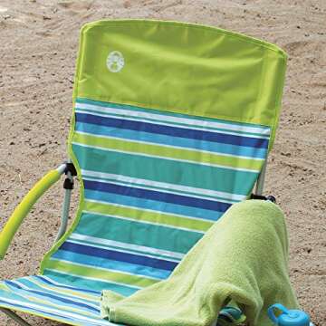 Coleman Utopia Breeze Beach Chair – Lightweight & Comfortable