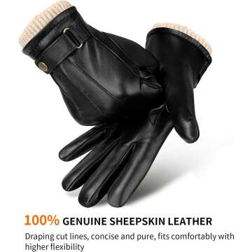Warm Leather Gloves