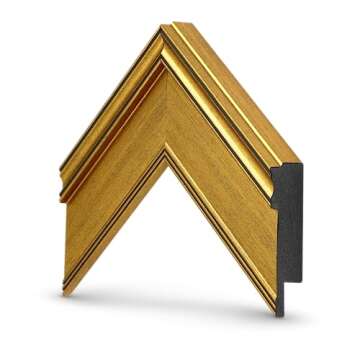 Frame My TV Deco TV Frames - Antique Gold Smart Frame Compatible Only with Samsung The Frame TV (55", Fits 2021-2025 Frame TV)