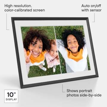 Best Aura Digital Picture Frame - 10.1" HD Display