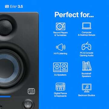 PreSonus Eris 3.5 Active Studio Monitors