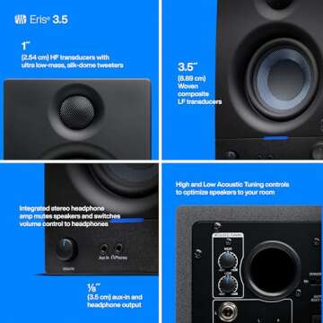 PreSonus Eris 3.5 Active Studio Monitors