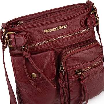 Montana West Crossbody Bag for Women - Soft Leather