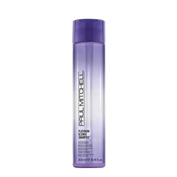 Paul Mitchell Platinum Blonde Purple Shampoo, Cools Brassiness, Eliminates Warmth, For Color-Treated Hair + Naturally Light Hair Colors, 10.14 fl. oz.