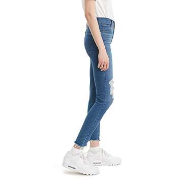 Levi's Women's Mile High Super Skinny Jeans, Quebec storm, 24 (US 00)