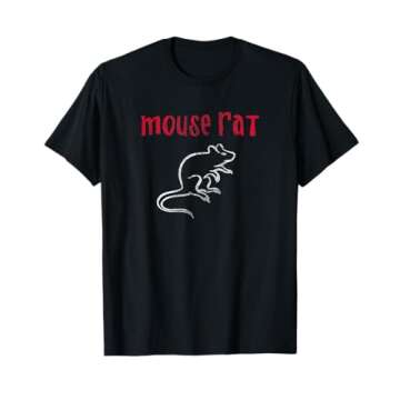 Parks & Recreation Mouse Rat Logo Distressed Short Sleeve T-Shirt