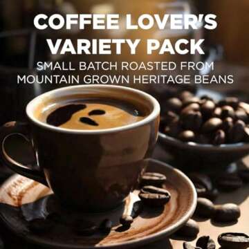 Maud's Coffee Lovers Variety Pack - 40 Assorted Flavored Pods