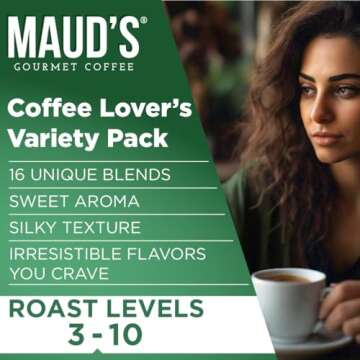 Maud's 40 Ct Flavored Coffee Pods - 100% Arabica