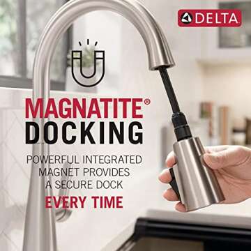 Delta Essa Touch Kitchen Faucet - Innovative Touch Control