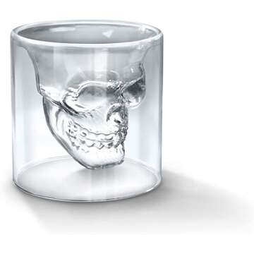 DOOMED Crystal Skull Shotglass