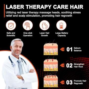 PUPCA Laser Comb for Professional Hair Growth Treatment