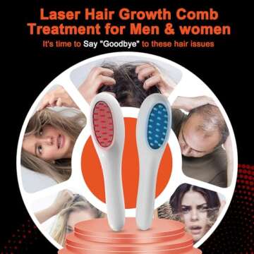 PUPCA Laser Comb for Professional Hair Growth Treatment