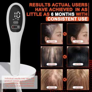 PUPCA Laser Comb for Professional Hair Growth Treatment