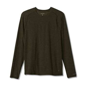 Royal Robbins Bug Barrier Tech Travel Long Sleeve II - Men's Dark Olive Heather X-Large