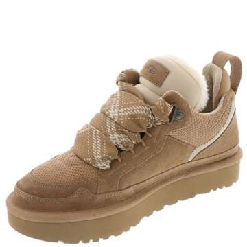 UGG LOWMEL Sneaker for Women - Chestnut, Size 10