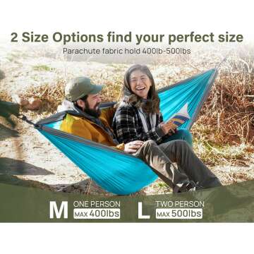 Kootek Lightweight Camping Hammock for Hiking