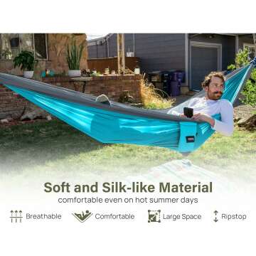 Kootek Lightweight Camping Hammock for Hiking