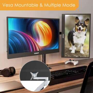 Yodoit Portable Monitor for Laptop - Dual Screen Experience