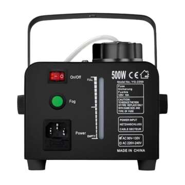 Sunolga Wireless Fog Machine - 500W 6 LED Lights