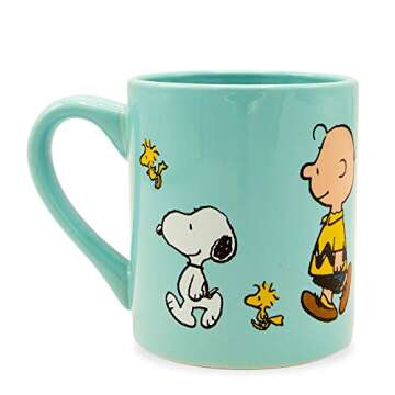 Silver Buffalo Peanuts Group Ceramic Mug - 14oz