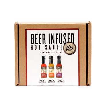 Beer-infused Hot Sauce 3-pack for BBQ and Grilling