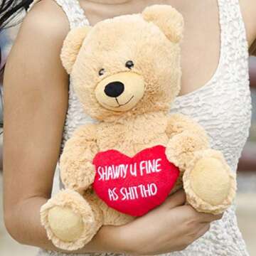 Funny Shawty U Fine 10" Teddy Bear for Loved Ones