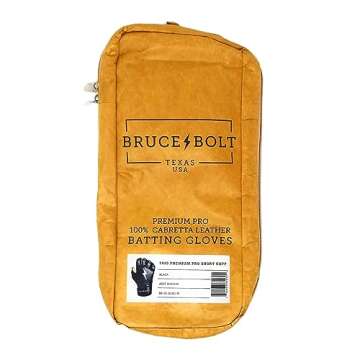 BRUCE BOLT Original Series Short Cuff Batting Gloves - Multiple Colors - Adult & Youth Sizes