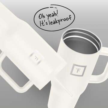 IRON °FLASK Insulated Mug with Straw & Flip Cap